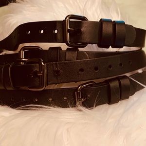 BcbgMaxazria Punk black belt.